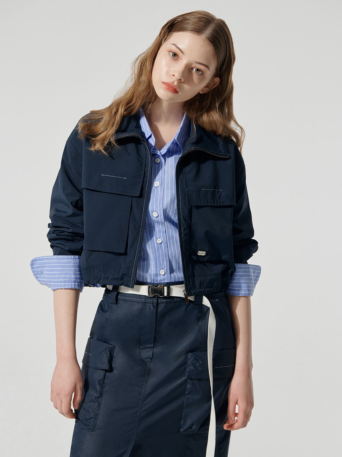 메르시앤에스(MERCIANNES) Bic Pocket Blouson Jumper_MB3UJN6