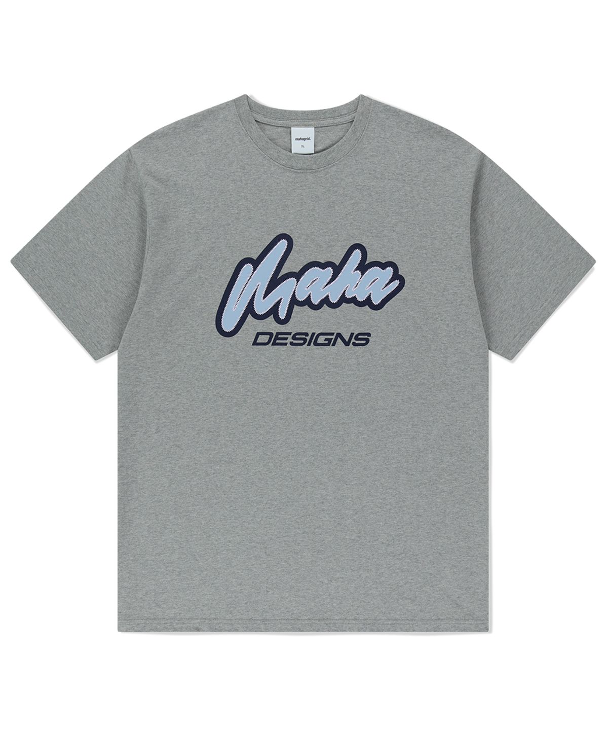 마하그리드(MAHAGRID) MAHA SPELLOUT TEE GREY(MG2FMMT531A)