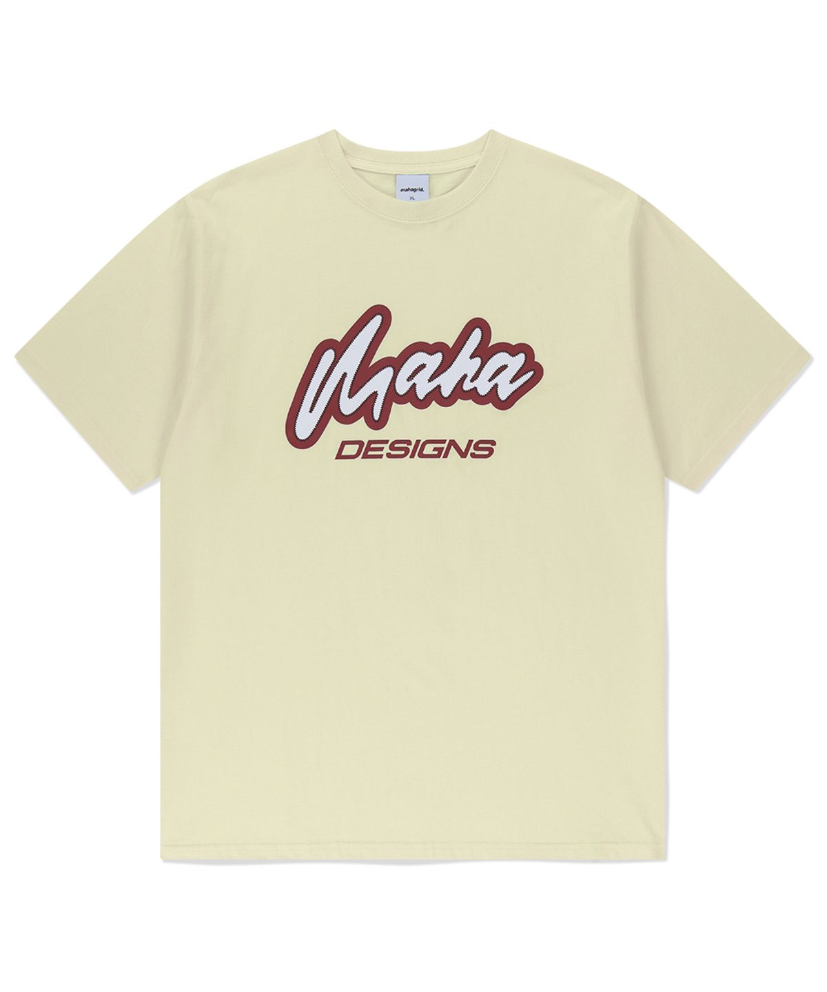 마하그리드(MAHAGRID) MAHA SPELLOUT TEE CREAM(MG2FMMT531A)