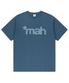 mah CUT OFF APPLIQUE TEE BLUE(MG2FMMT523A)