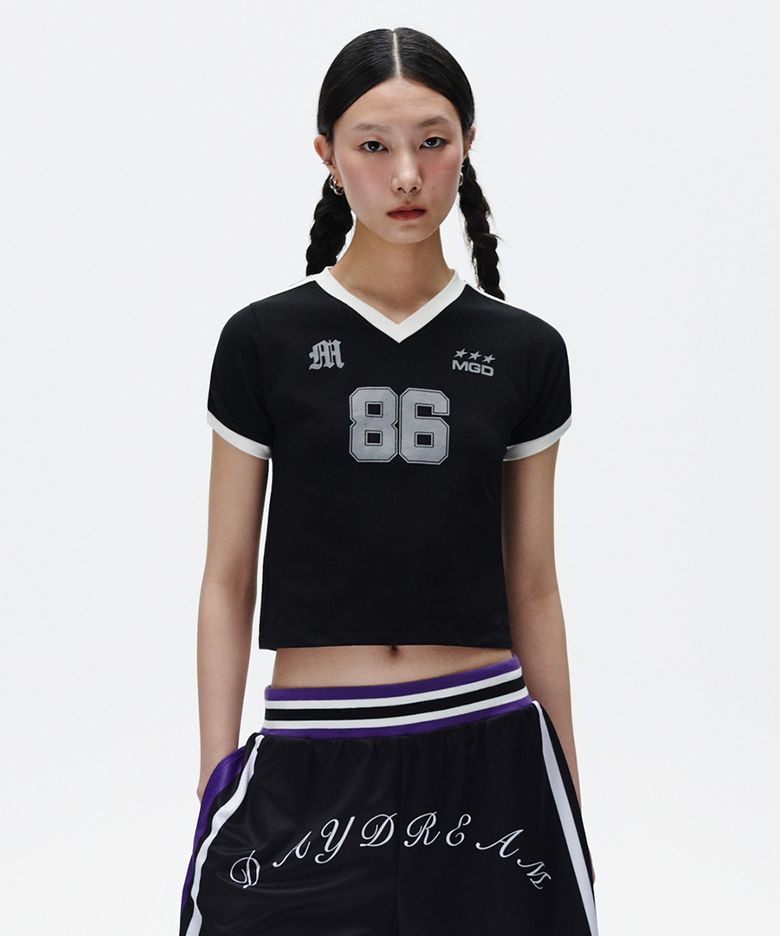 FOOTBALL RINGER TEE BLACK(MG2FMFT587A)