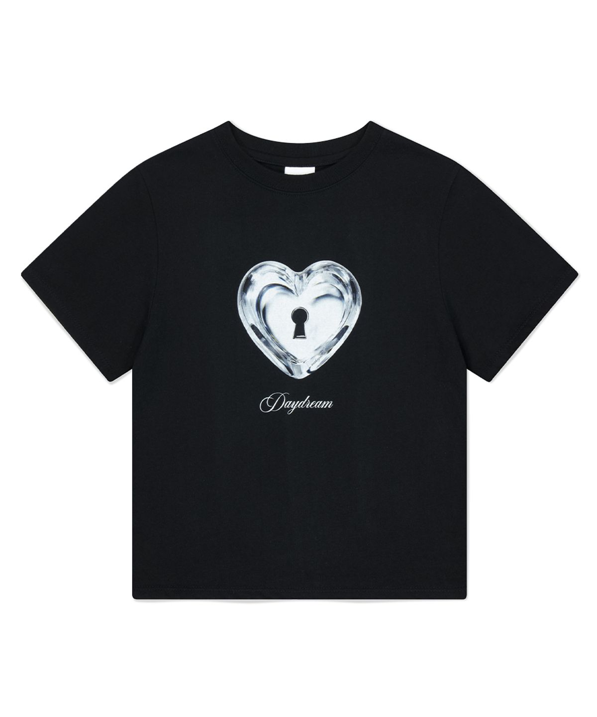 마하그리드(MAHAGRID) HEART LOCK TEE BLACK(MG2FMFT584A)
