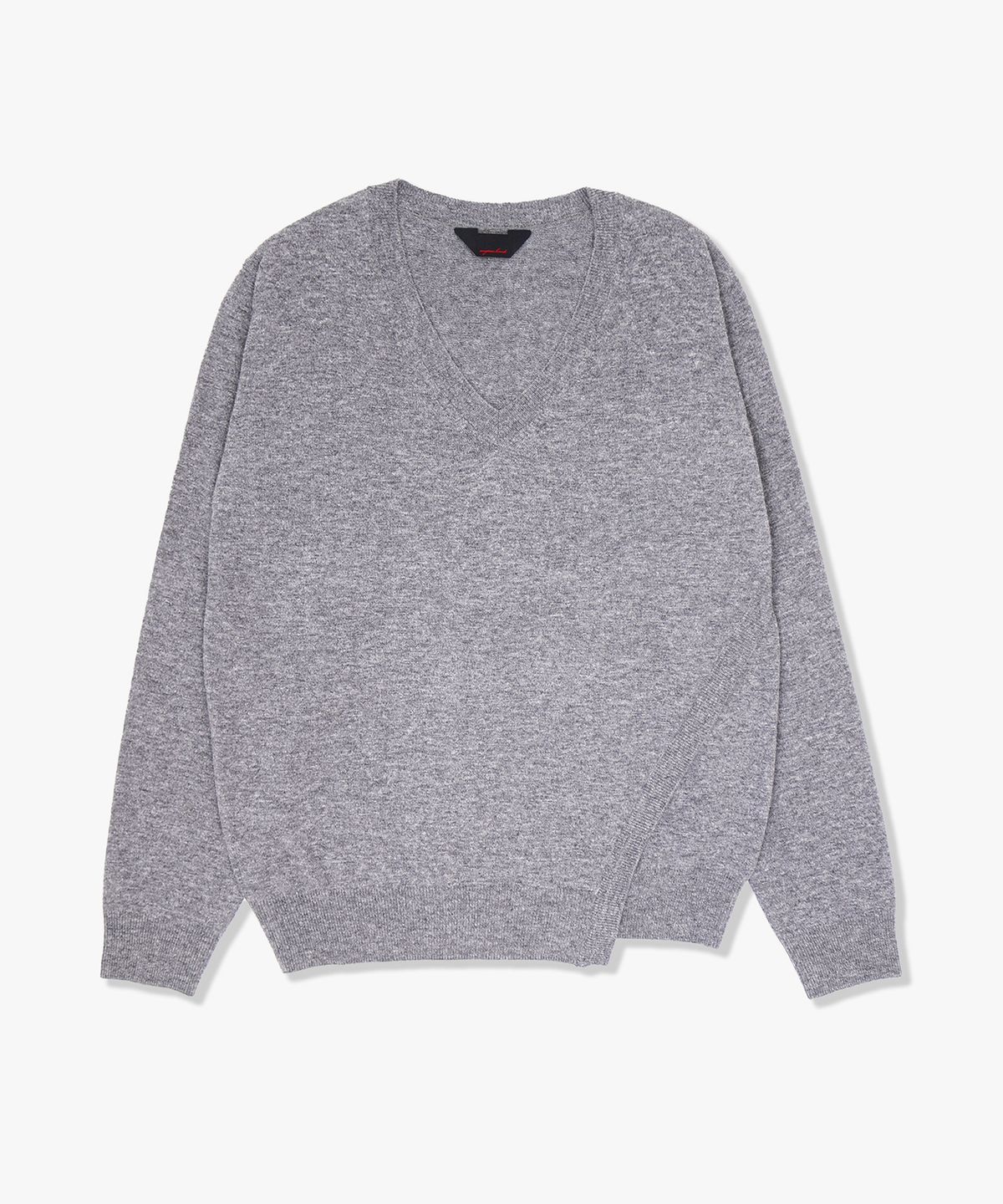 애니타임로릭(ANYTIME LOREAK) CAMELLIA V-NECK - GREY