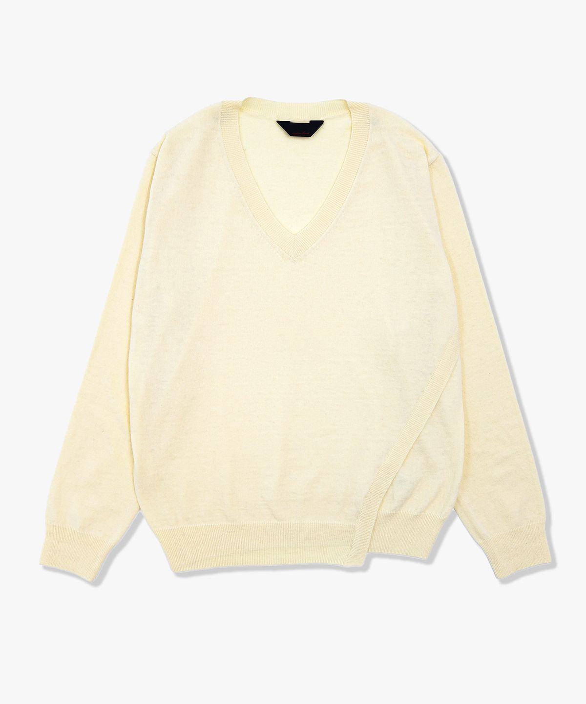 애니타임로릭(ANYTIME LOREAK) CAMELLIA V-NECK - LEMON