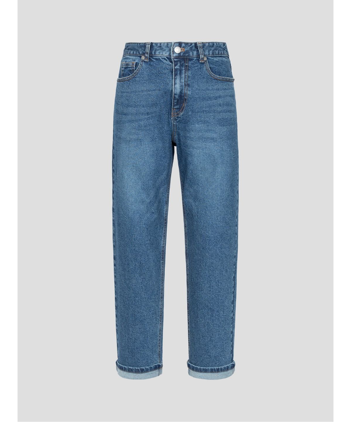 빈폴 레이디스(BEANPOLE LADIES) [Essential] 배기핏 데님 팬츠  블루 (BF5321E02P)