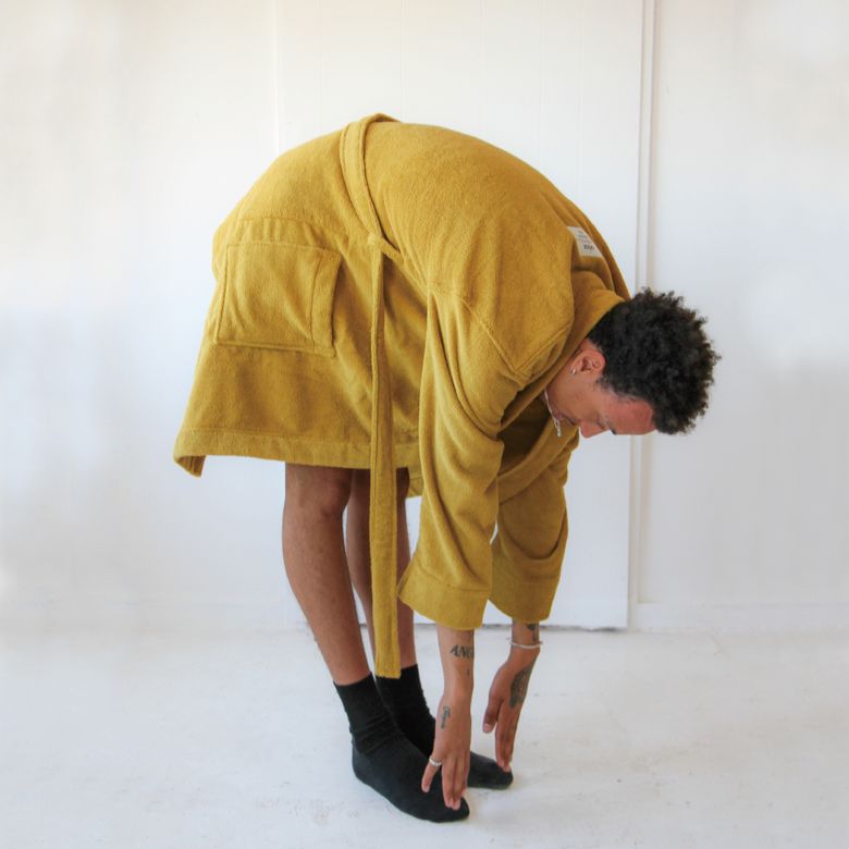 ODNR 타월로브(TOWEL BATH ROBE) -머스타드(mustard)
