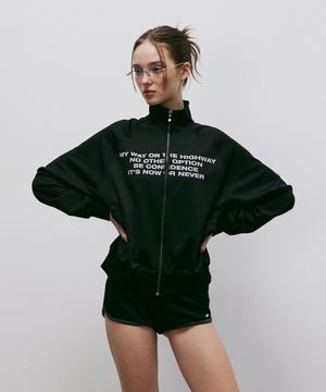 피어리스 트랙 져지 자켓(블랙)