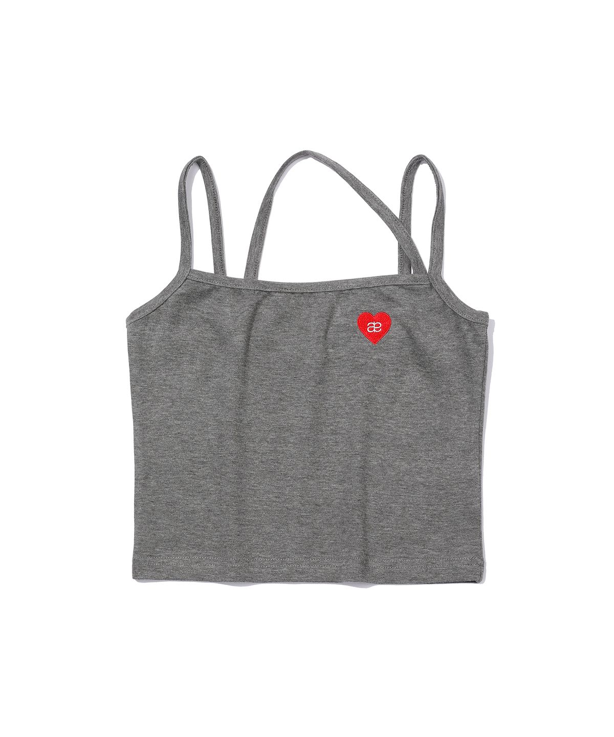 베테제(VETEZE) 오브에 하트 탱크 탑 (GRAY)