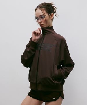 피어리스 트랙 져지 자켓(러스트브라운)