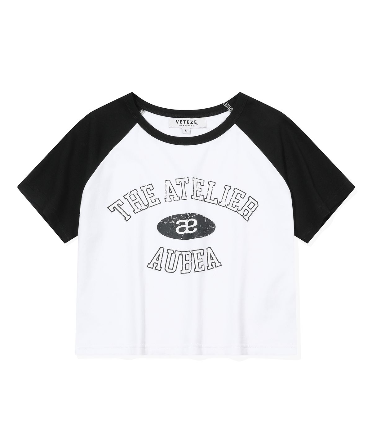 베테제(VETEZE) 오브에 크롭 나그랑 티 (WHITE)