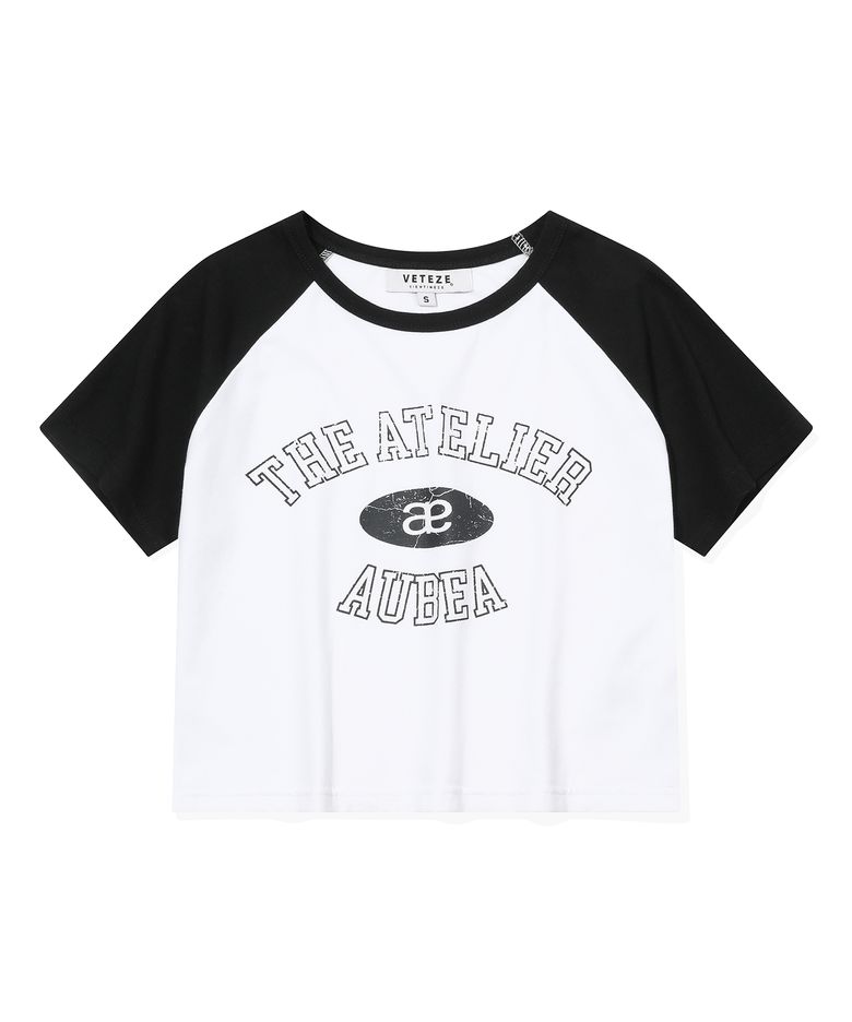 오브에 크롭 나그랑 티 (WHITE)