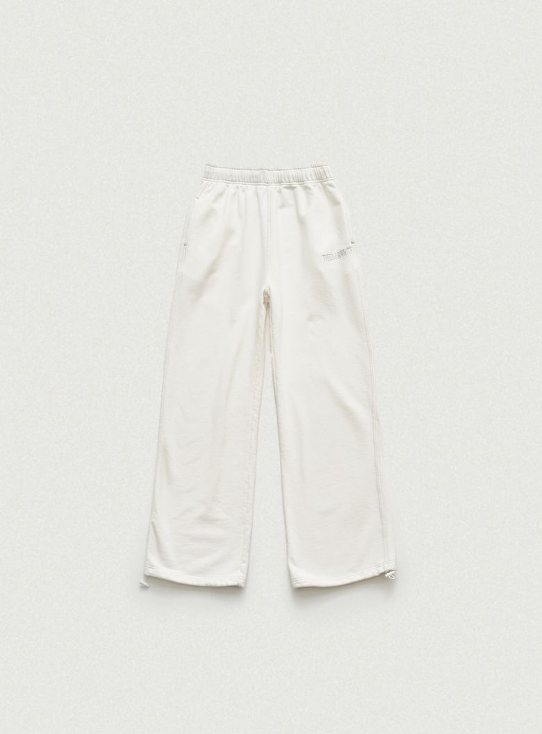 Campie Sweat Drawstring Jogger Pants_Ivory