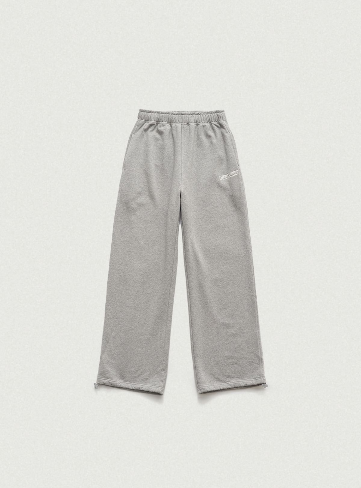 더바넷(THEBARNNET) Campie Sweat Drawstring Jogger Pants_Grey