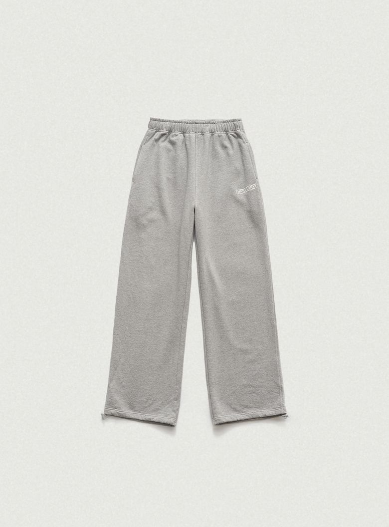 Campie Sweat Drawstring Jogger Pants_Grey