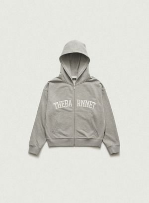 Campie Sweat Zip-Up Hoodie Jacket_Grey