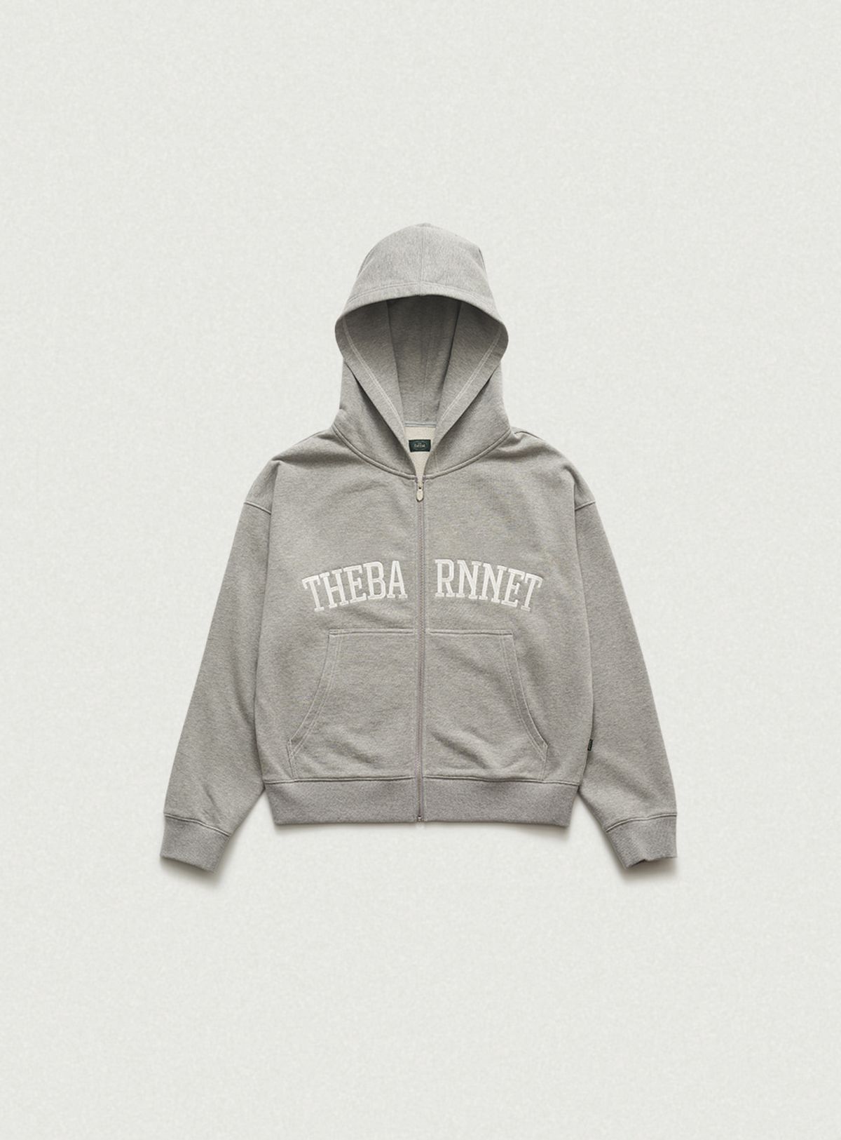 더바넷(THEBARNNET) Campie Sweat Zip-Up Hoodie Jacket_Grey