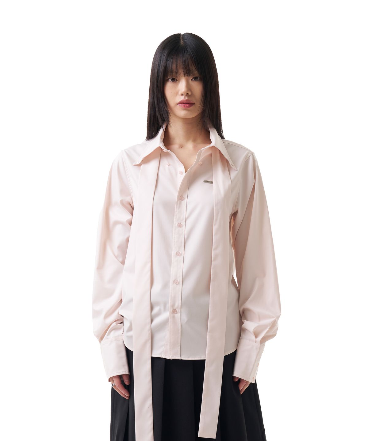 이우가마카라스(IUGAMAKARAS) Tied Shirts (Pink)