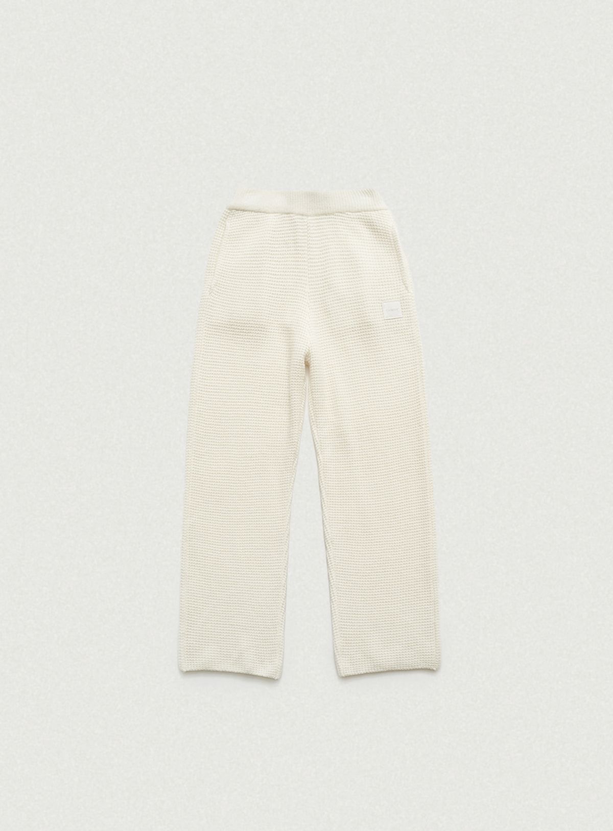 더바넷(THEBARNNET) Bella Waffle Knit Drawstring Pants_Ivory