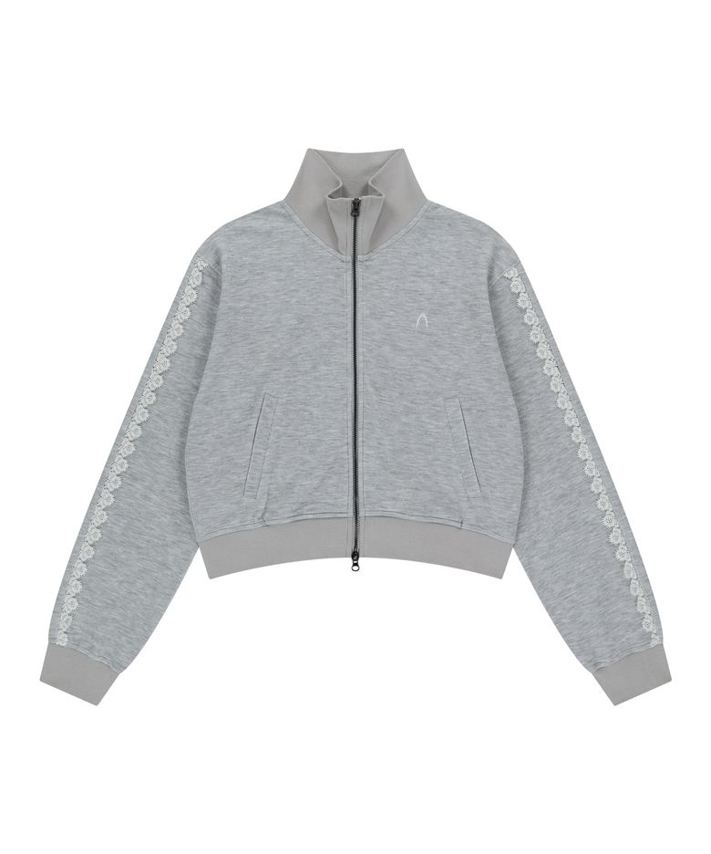 Laced Track Jacket (Gray)