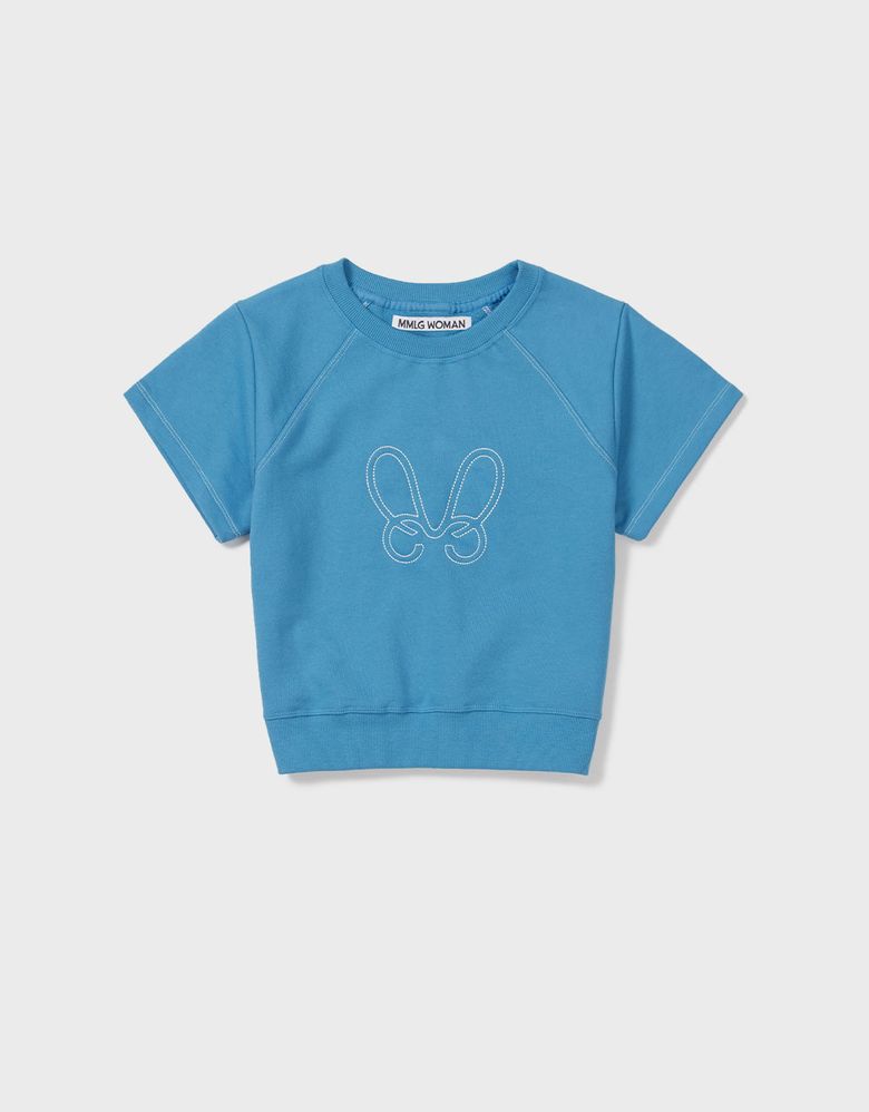 [MMW] ESS HF SWEAT (TURQUOISE BLUE)