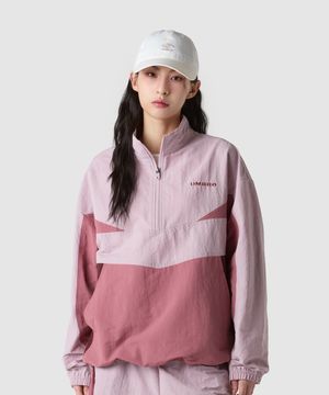 레이트 체크아웃 린넨 스탠넥 아노락 핑크(UQ221CWT49)