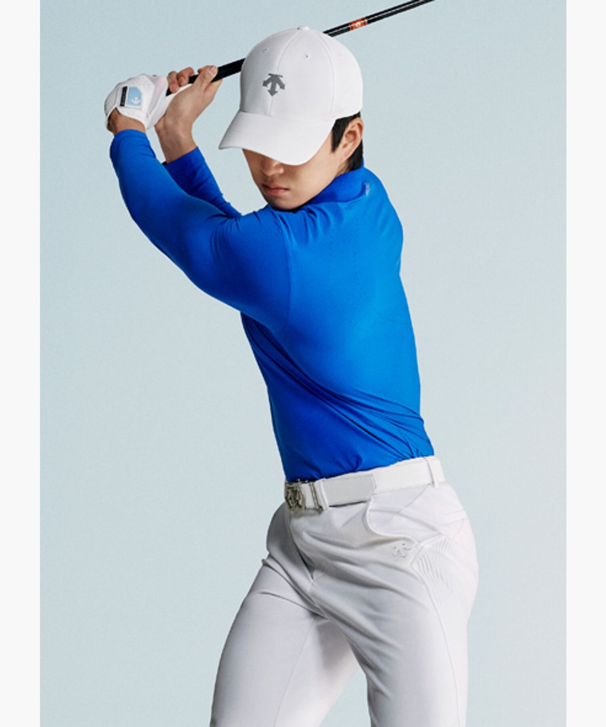 데상트 골프(DESCENTE GOLF) 남성 시그니처 긴팔 티셔츠 (DQ12MFTL31)