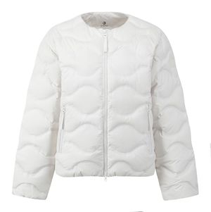 여성 웰딩 라운드넥 다운 자켓_DU