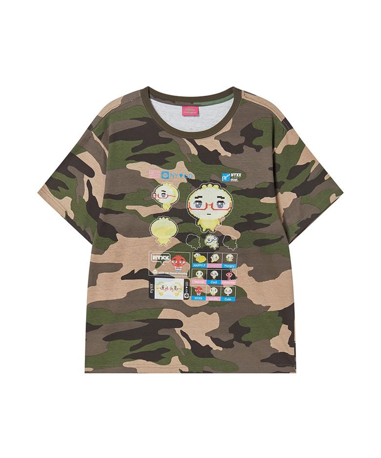 NYGD STICKER TEE CAMO