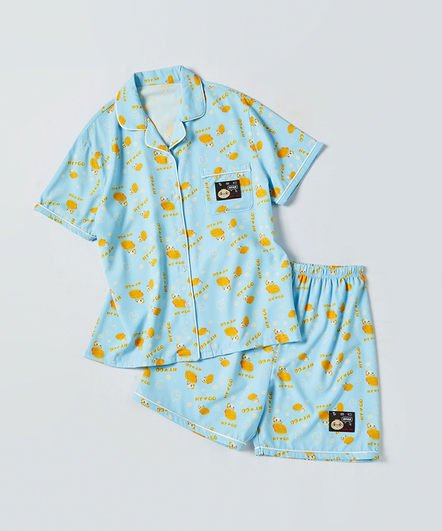 [NYXX] NYGD HALF PAJAMAS SET /追跡付 MUSINSA公式 | NYXX NYGD HALF PAJAMAS SET SKY BLUE