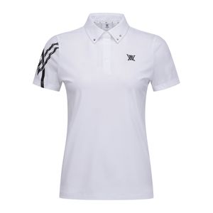 WOMEN SM LOGO POINT SHORT T-SHIRT_WH