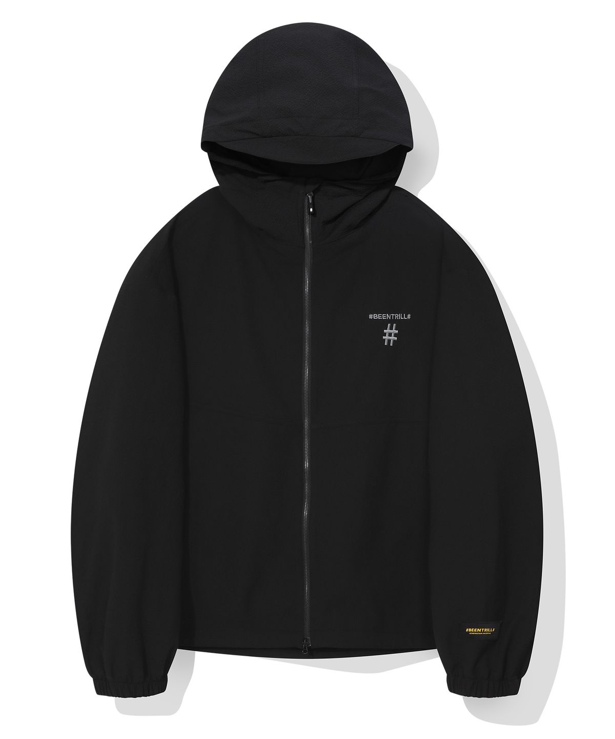 빈트릴(BEENTRILL) 폴리써커 윈드브레이커(블랙)