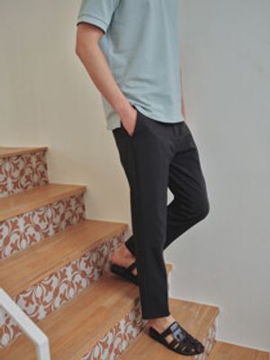 남성) 컴포트 테이퍼드 히든밴딩 슬랙스_PHF2PP1086