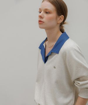 루벤 코인 데님카라 맨투맨