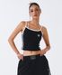 우먼스 시그니처 스포티 라인 브라탑 (Black)