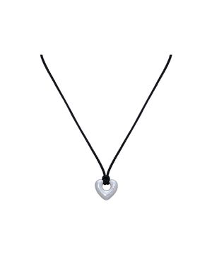 볼드 하트 목걸이 N384