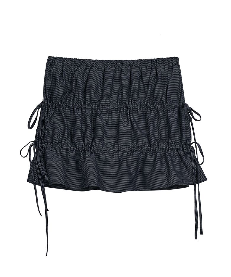 Stripe Strap Skirt [Blue]