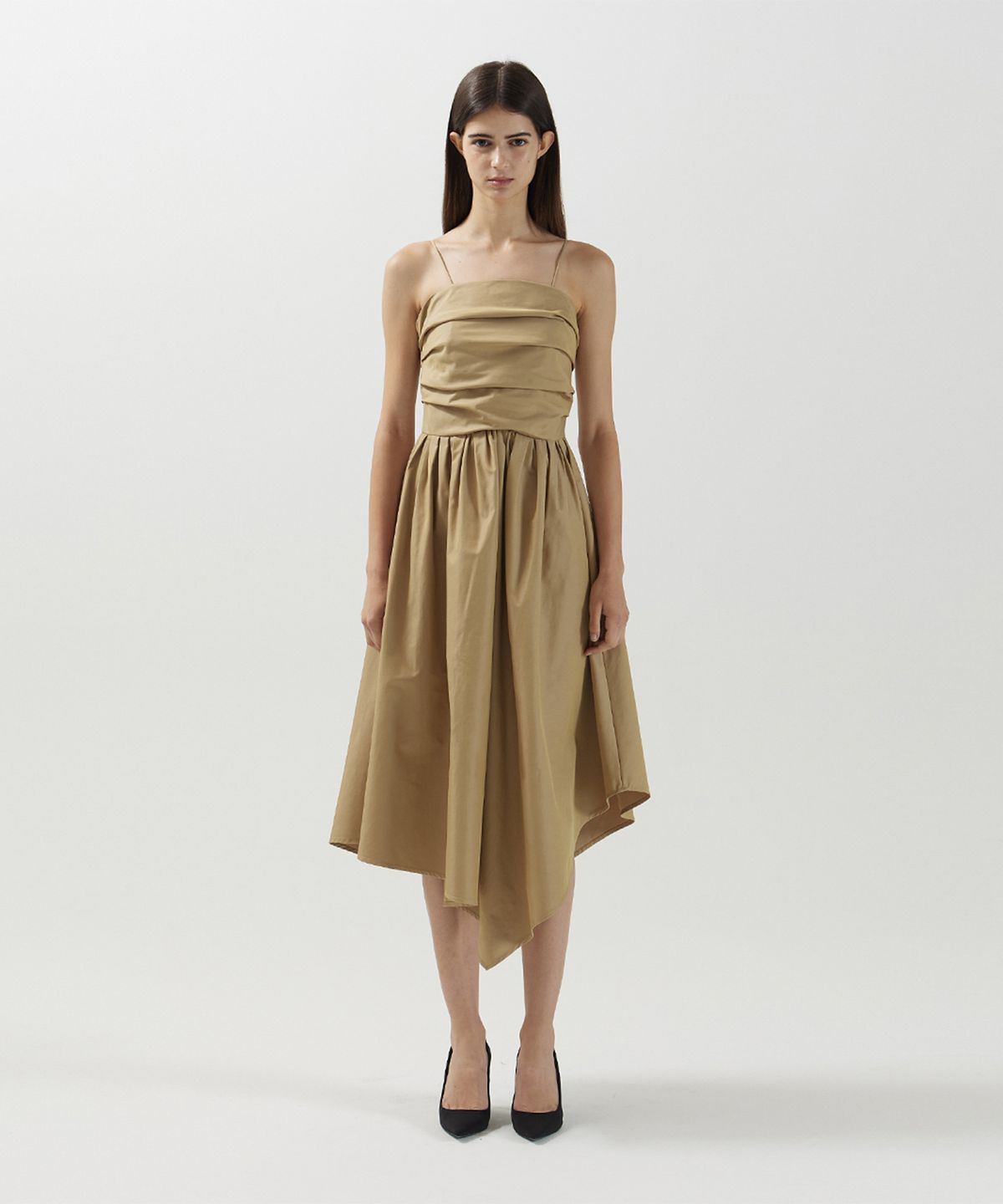 므아므(MMAM) Strap pleated dress