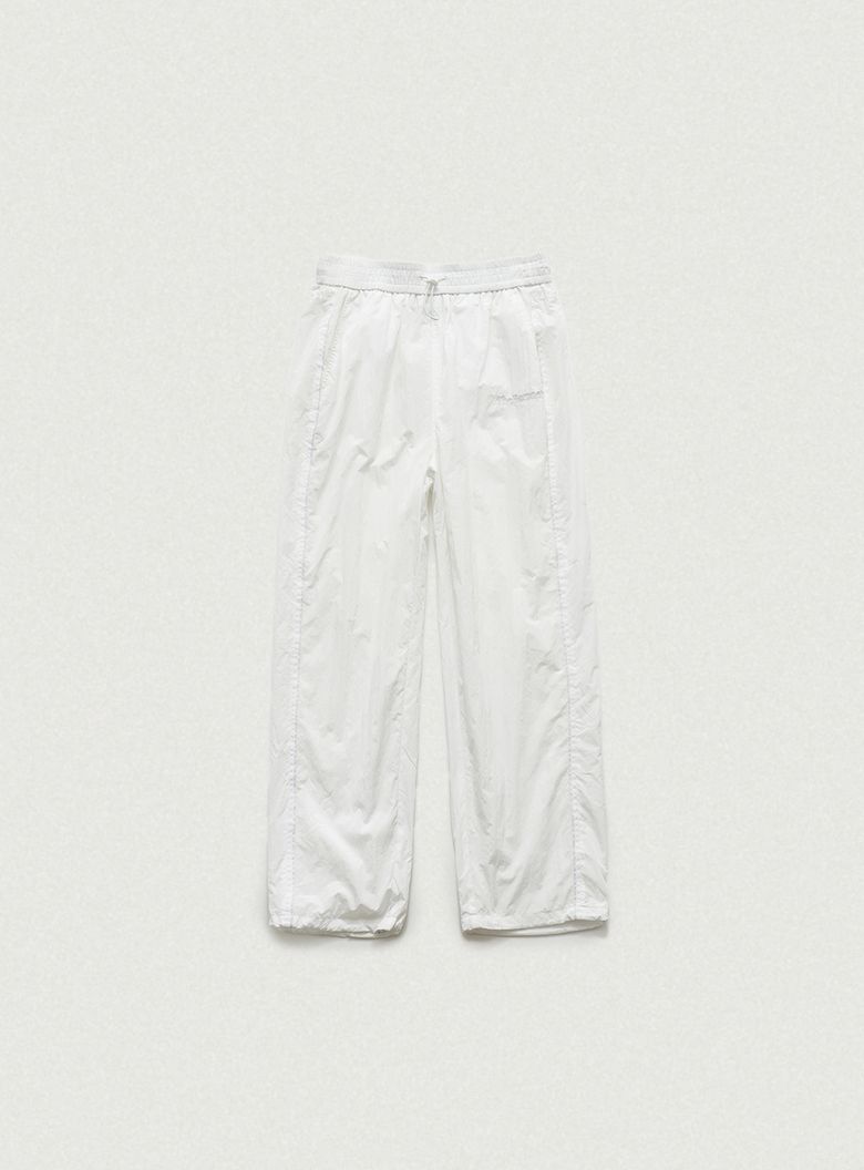 Cloudy Wind Set-Up Pants_White