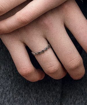 클로버 스탬프 오픈링 / STJ-RB1168WG