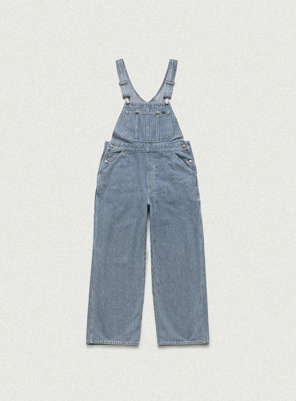 더바넷(THEBARNNET) Hickory Striped Denim Overall_Blue
