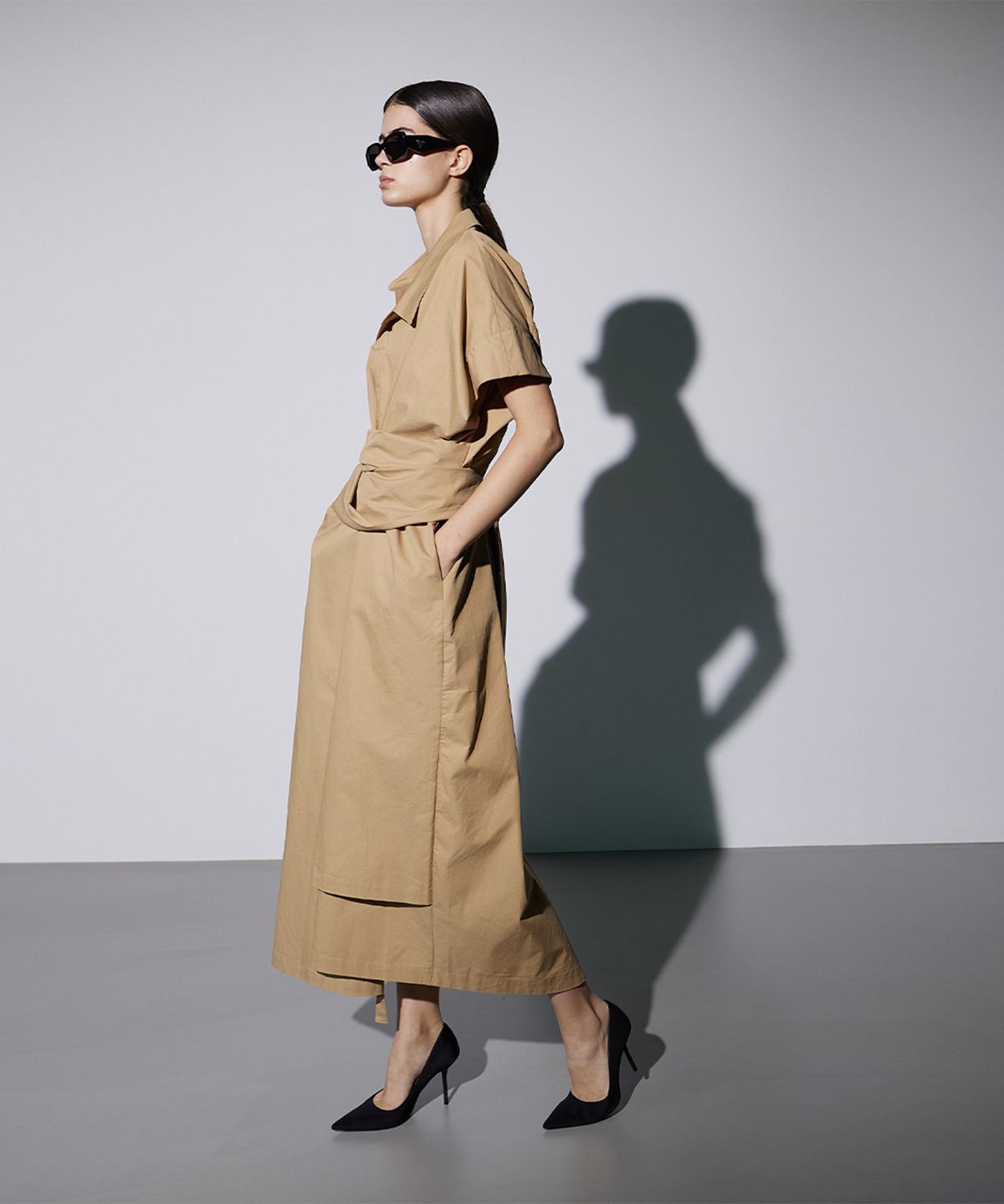 므아므(MMAM) Tie-up sleeve dress