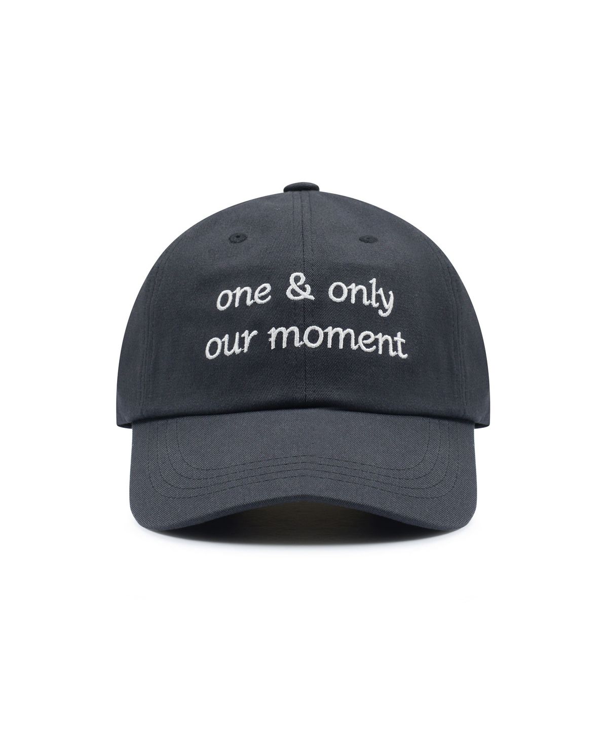 38컴온커먼(38COMEONCOMMON) Our moment Ball Cap (Charcoal)