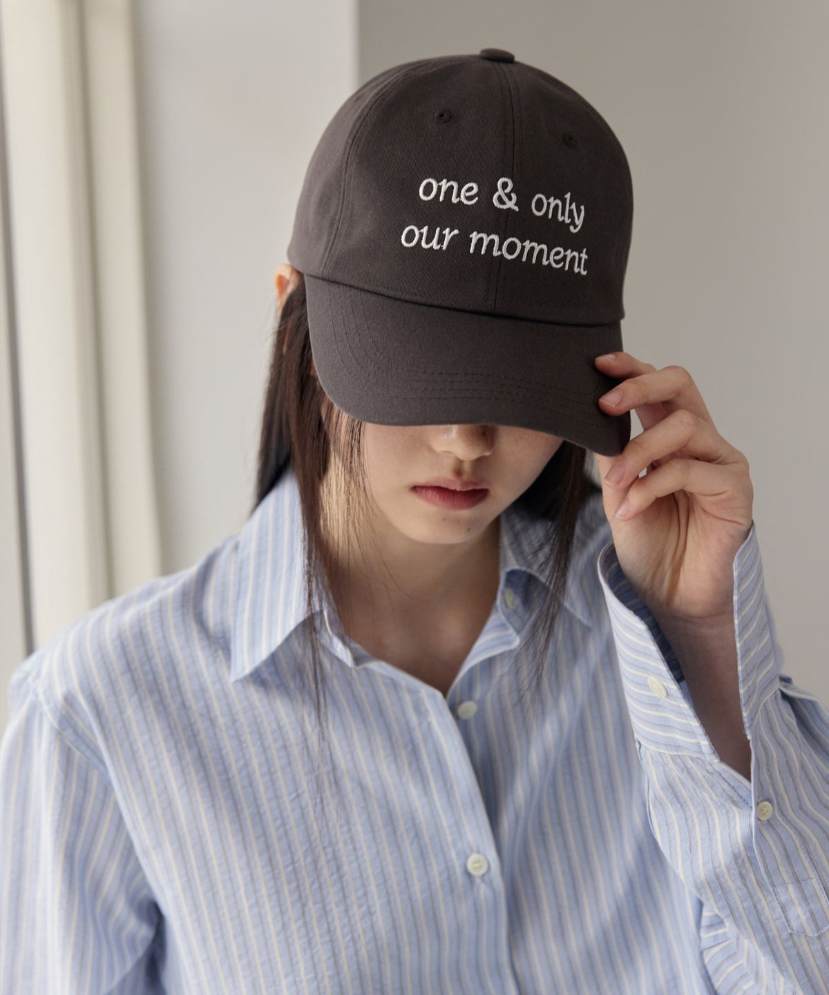 38컴온커먼(38COMEONCOMMON) Our moment Ball Cap (Brown)