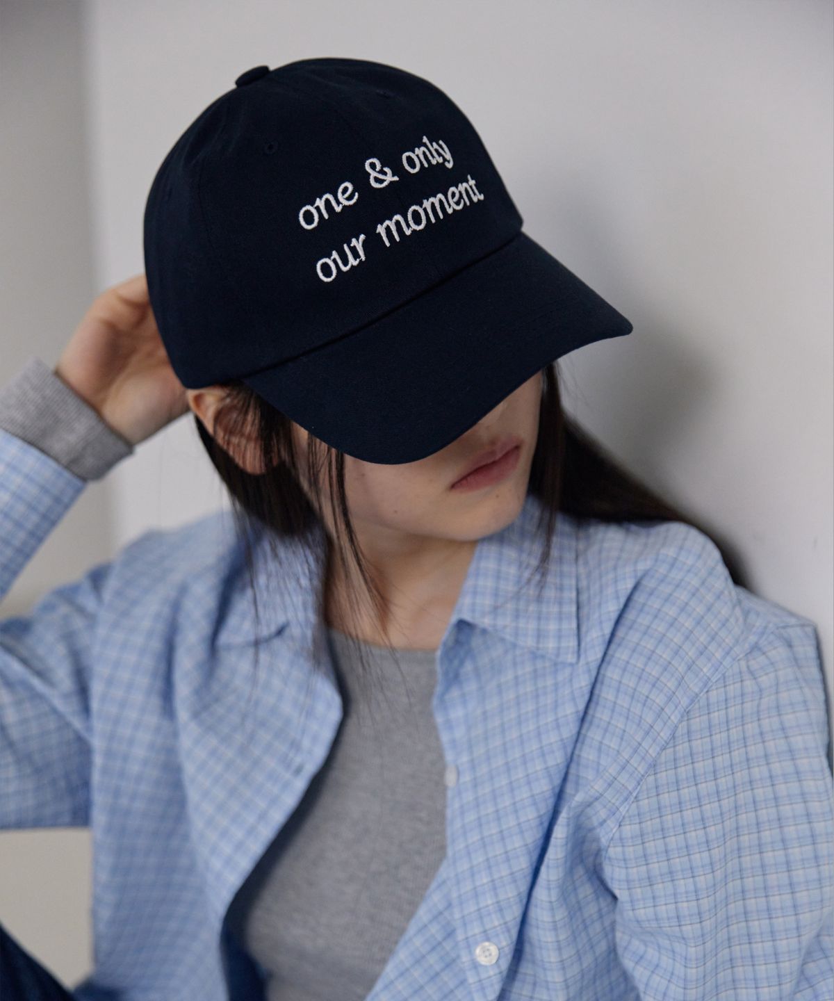 38컴온커먼(38COMEONCOMMON) Our moment Ball Cap (Deep Navy)