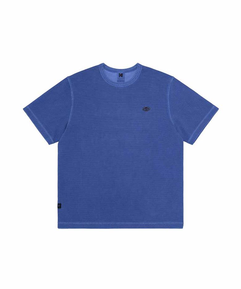 에어로쿨 와플 워싱 반팔티셔츠 NAVY