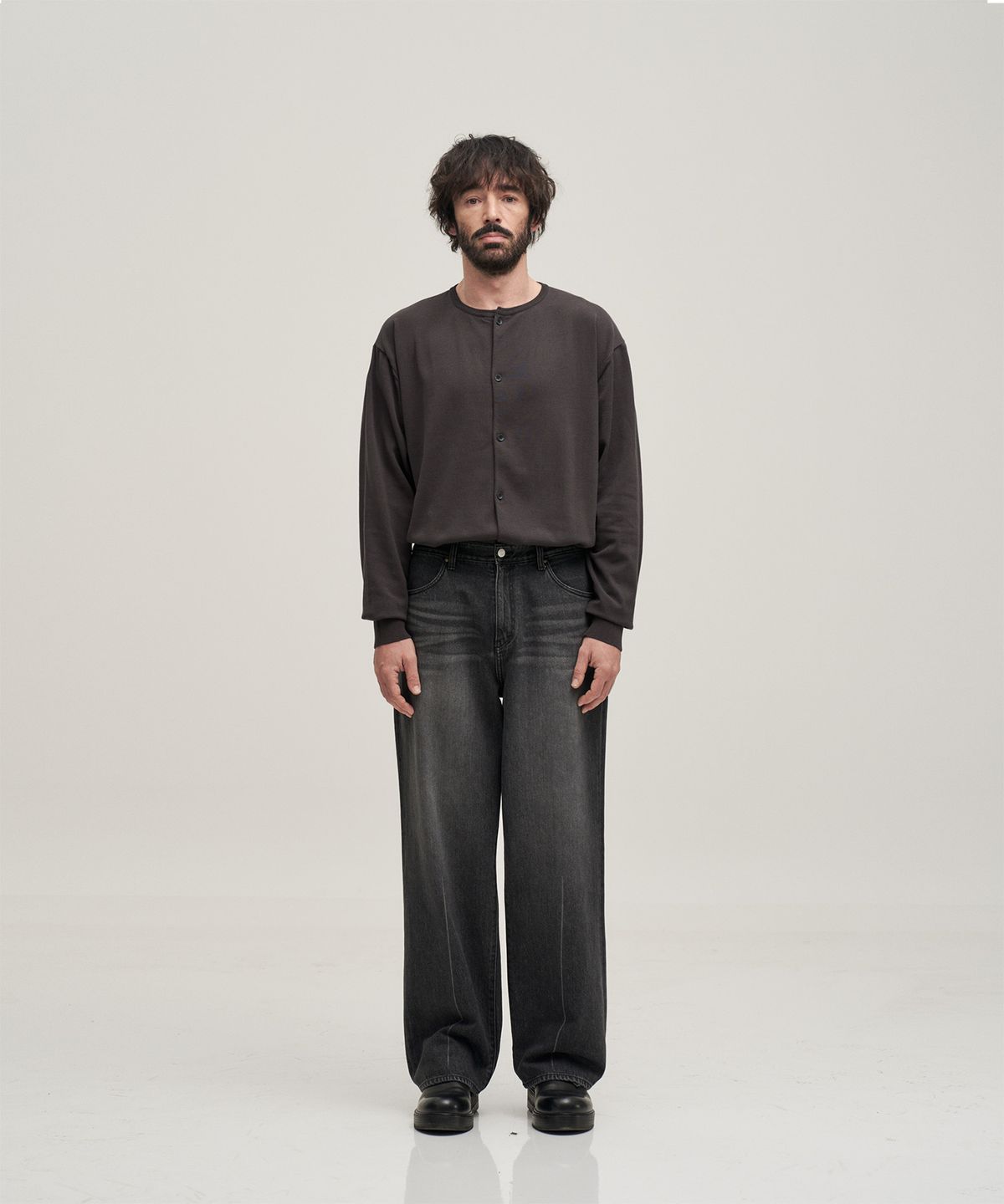 어나더 오피스(ANOTHER OFFICE) Kurt Jeans (Faded Black)