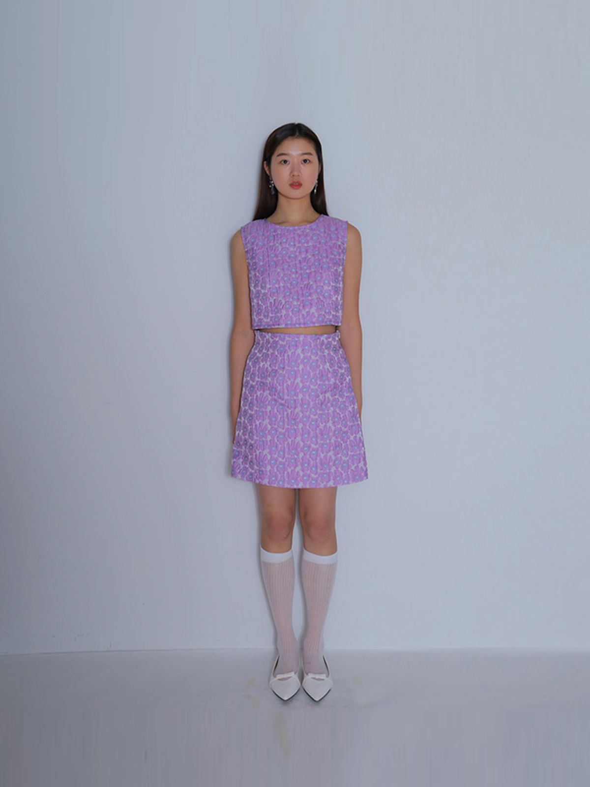 봄날 부티크(BOMNAL BOUTIQUE) 바이올렛 스커트
