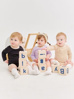 멜로우긴팔 아기우주복 유아바디수트(6color)