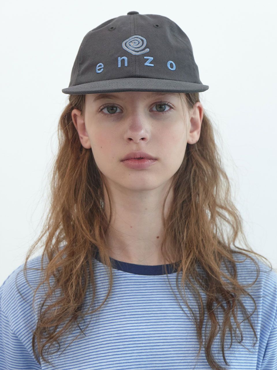 【ENZO BLUES】Eddy Logo Cotton Cap キャップ MUSINSA公式 | ENZO BLUES Eddie Logo Cotton Cap (Charcoal)