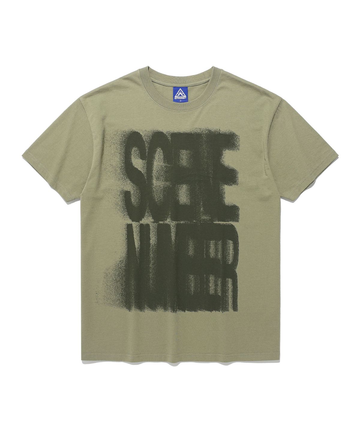 이스트쿤스트(ISTKUNST) SCENE NUMBER TEE_KHAKI(IK2EMMT509A)
